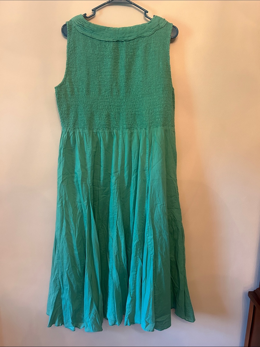 Soft Surroundings Delphine Midi Dress Size Large, Teal - Picture 4 of 4